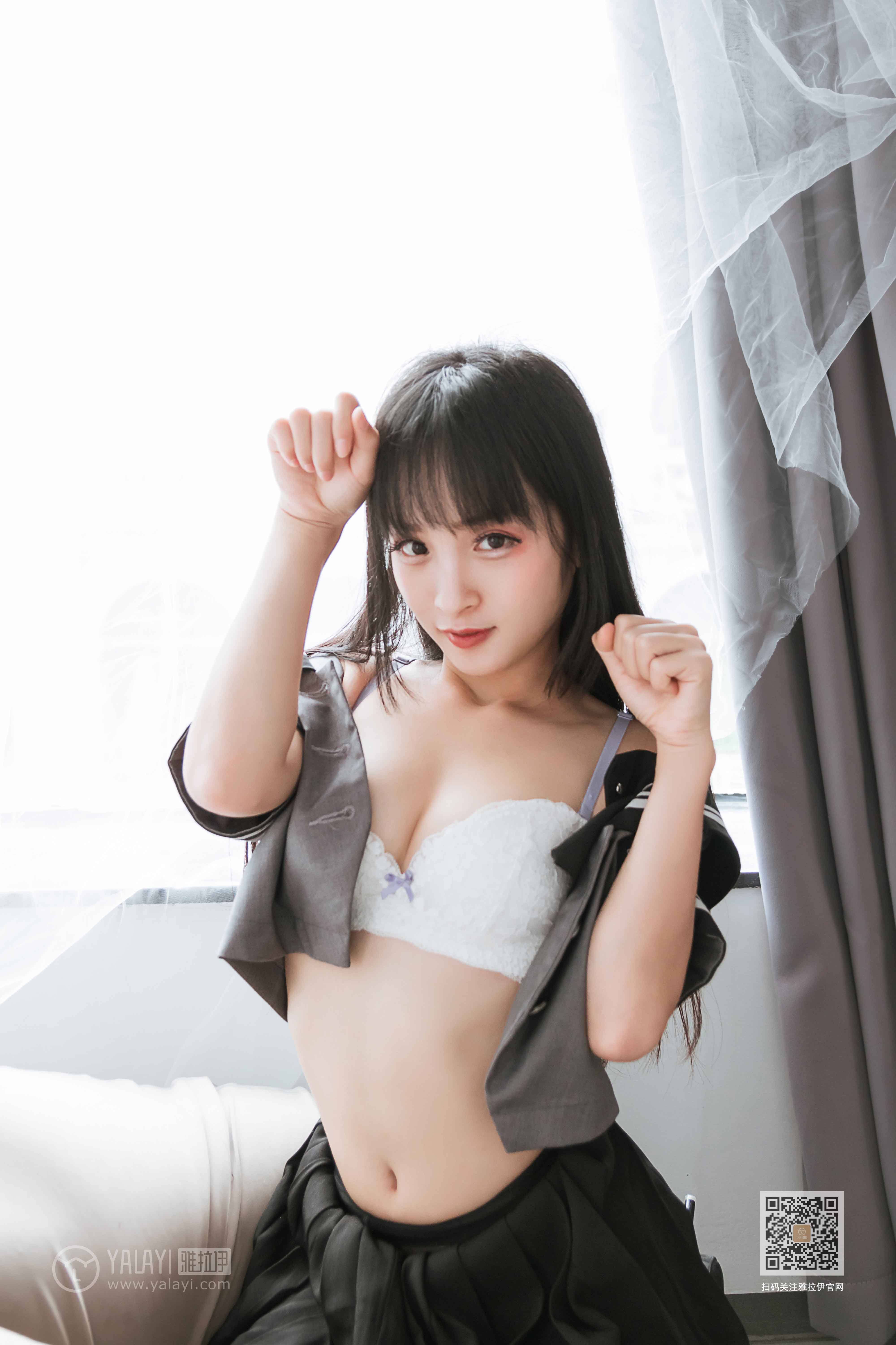 [YALAYI雅拉伊]2020.04.10Y601艾丽《疯狂的jk学妹》插图8